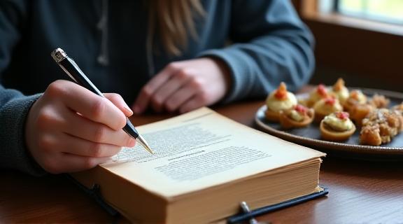 Scrittore che firma autografi